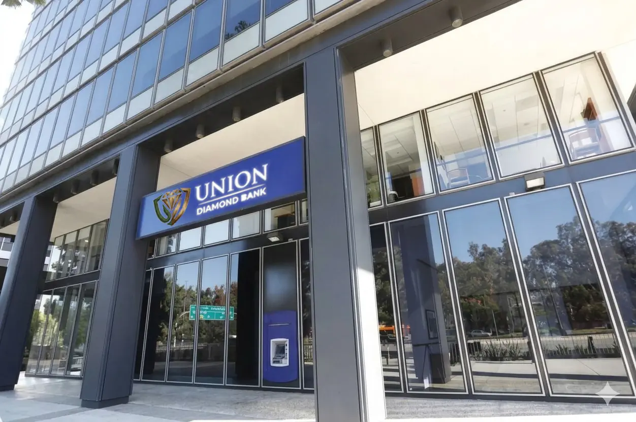 Photo of a Union Diamond Bank branch entrance