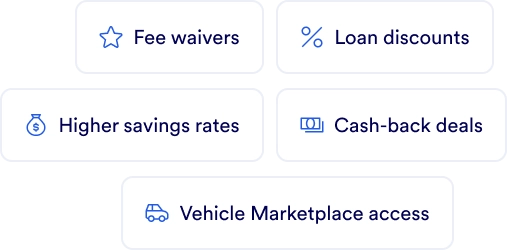 Callouts of Smart Rewards benefits