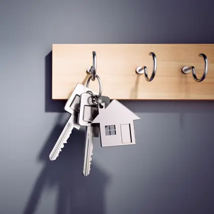 Keys on a hook